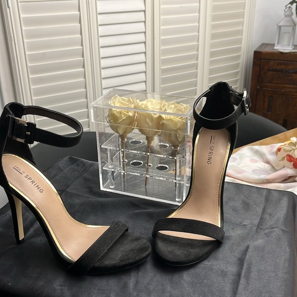 Call it springs High heel sandals suede with gold trim - Picture 1 of 6
